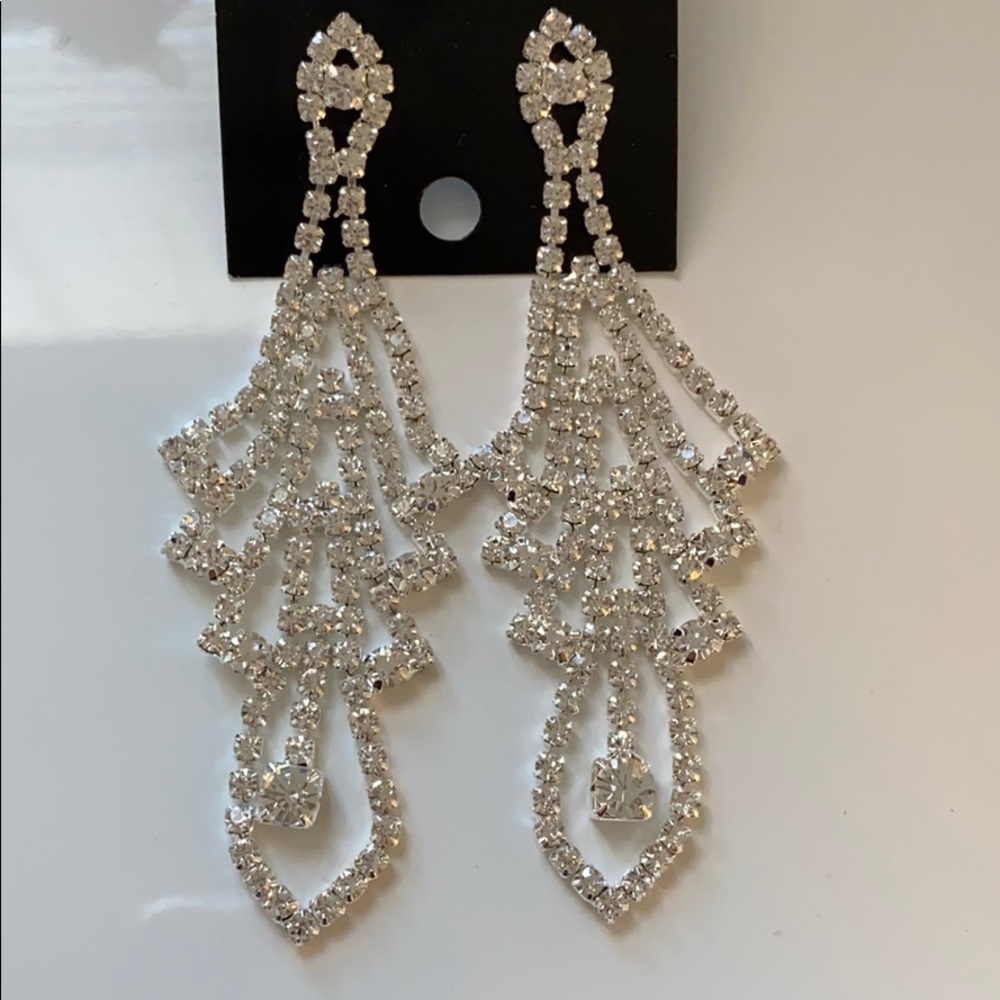 Silver earrings